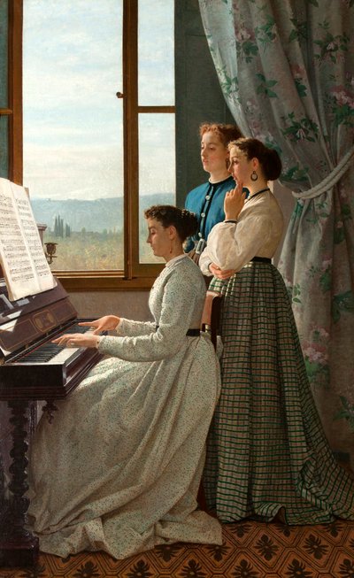 The Song of a Starling by Silvestro Lega